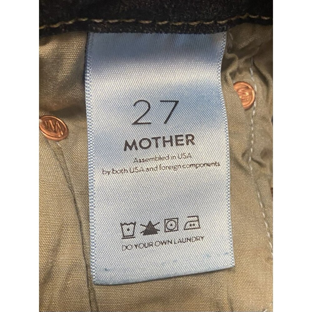 Mother The Looker Ankle‎ Fray Jeans 27 Jaded and Torn Wash Ankle Distressed - Picture 7 of 11